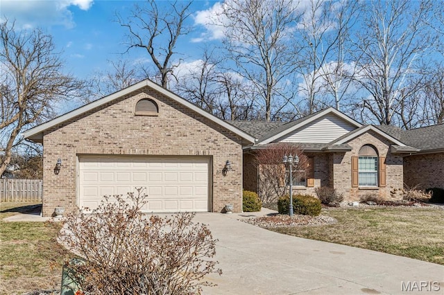 3216 E Leverett Ct, Alton, IL 62002 - single story home featuring brick siding, driveway, and a garage