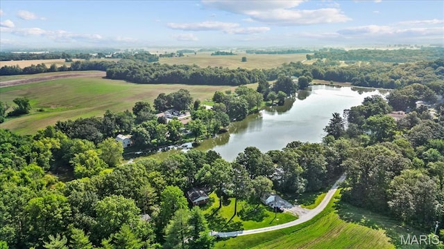 6405 S Ronnie Dr, Waterloo, IL 62298 - view of rural area with a large body of water