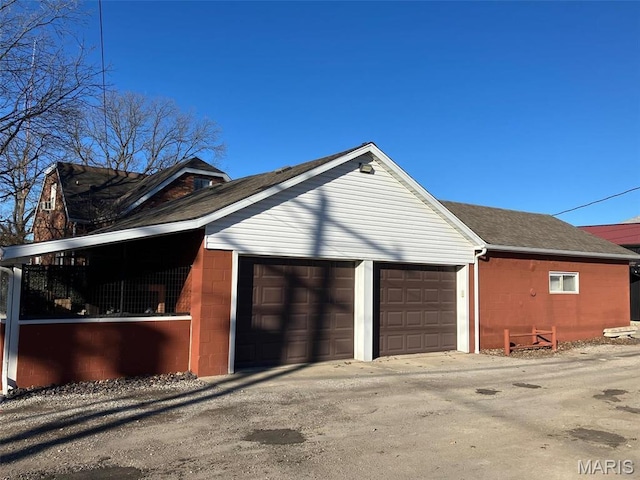 550 N 4th St, Breese, IL 62230 - view of garage