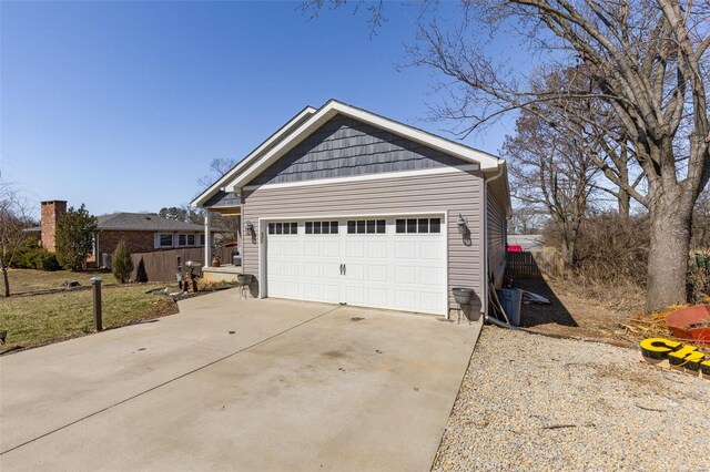 703 Locust St, Desloge, MO 63601 - view of front of property with driveway and an attached garage