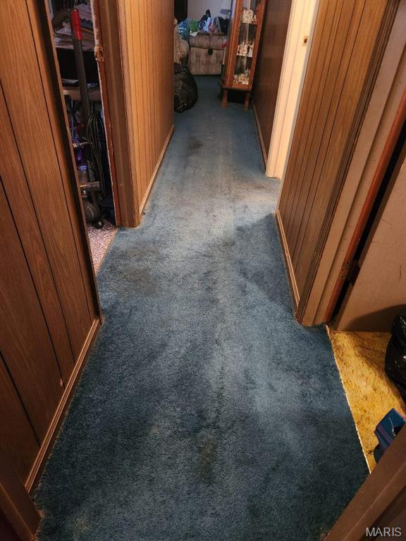 923 Dixie Ave, Fulton, MO 65251 - hall featuring carpet floors