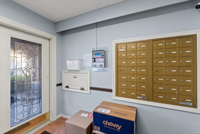 detailed view of mail area