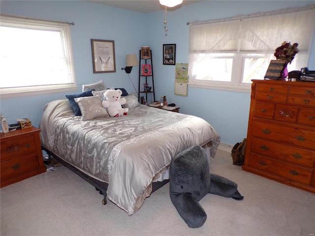 508 N Galloway Rd, Vandalia, MO 63382 - bedroom featuring multiple windows and carpet