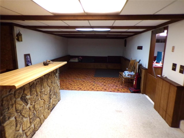 508 N Galloway Rd, Vandalia, MO 63382 - bar area featuring carpet flooring