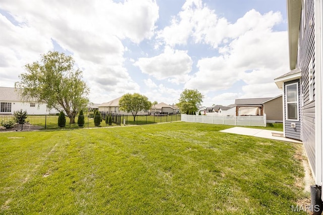 135 Reagan Dr, Troy, IL 62294 - view of yard with a patio area and a residential view