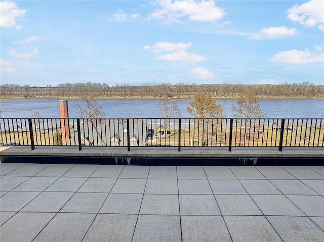 6 E Front St Unit 6, Washington, MO 63090 - view of patio / terrace with a water view