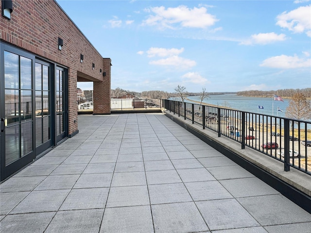 6 E Front St Unit 6, Washington, MO 63090 - view of patio / terrace featuring a balcony and a water view