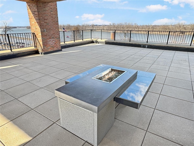6 E Front St Unit 6, Washington, MO 63090 - view of pool with a fire pit and a water view