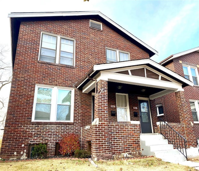 5727 Dewey Ave, Saint Louis, MO 63116 - view of property featuring brick siding