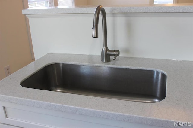 kitchen view of a sink