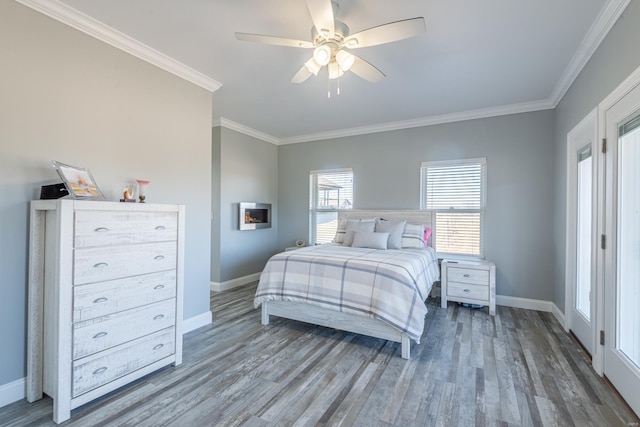 24345 State Rte Ww Unit 46, Saint Genevieve, MO 63670 - bedroom with baseboards, crown molding, and wood finished floors