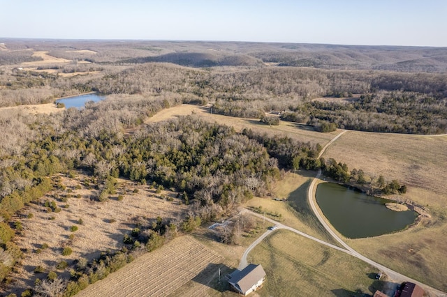 24345 State Rte Ww Unit 46, Saint Genevieve, MO 63670 - aerial view of property and surrounding area with a large body of water, rural landscape, and a forest