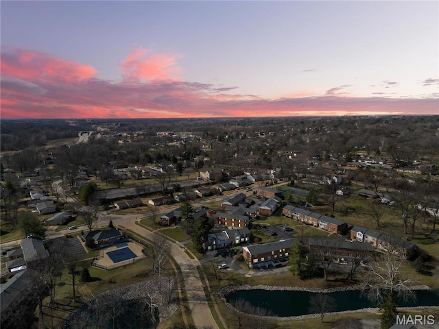 13419 Land O Woods Dr Unit 6, Saint Louis, MO 63141 - drone / aerial view of a large body of water