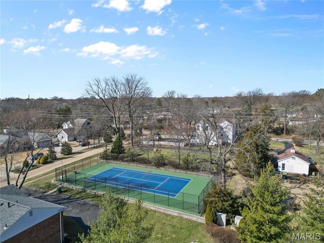 13419 Land O Woods Dr Unit 6, Saint Louis, MO 63141 - view of tennis court featuring a residential view