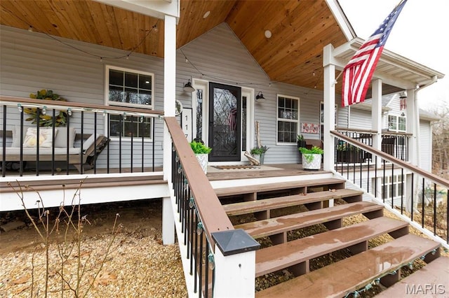 11720 County Road 5160, Rolla, MO 65401 - view of exterior entry featuring covered porch