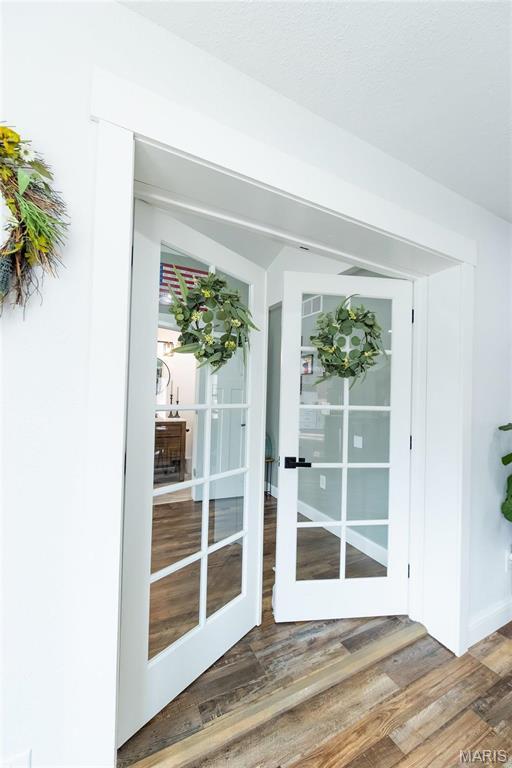 11720 County Road 5160, Rolla, MO 65401 - entryway with wood finished floors and french doors