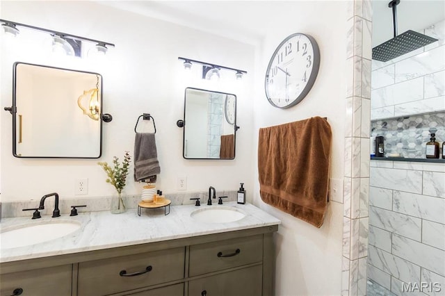 11720 County Road 5160, Rolla, MO 65401 - bathroom with tiled shower and double vanity