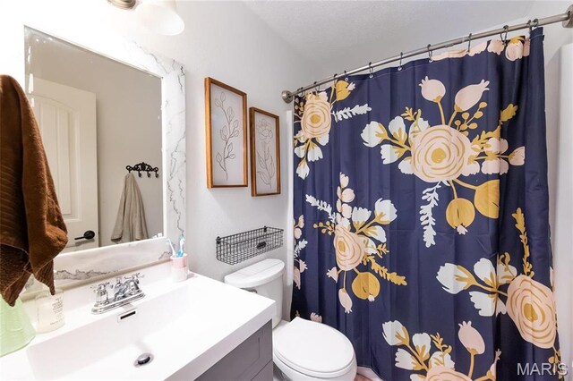 11720 County Road 5160, Rolla, MO 65401 - full bathroom with toilet, vanity, and a shower with curtain
