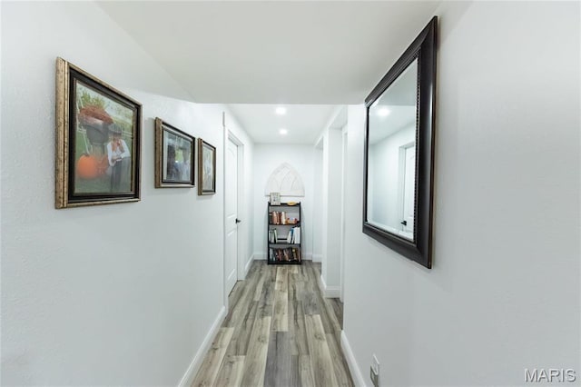 11720 County Road 5160, Rolla, MO 65401 - hallway with light wood-style floors, recessed lighting, and baseboards
