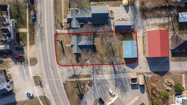 209 W Washington Ave, Richland, MO 65556 - aerial overview of property's location with property boundaries highlighted