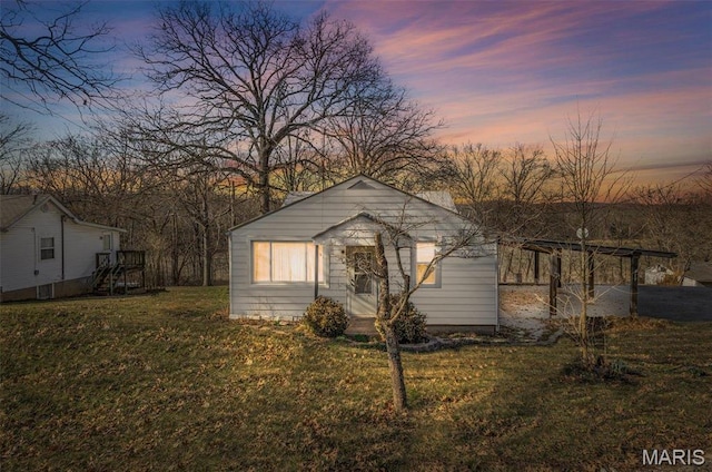 699 Clement Rd, Bloomsdale, MO 63627 - view of front of home featuring a yard