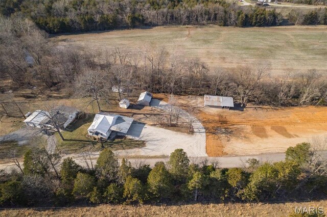 699 Clement Rd, Bloomsdale, MO 63627 - aerial view of property and surrounding area featuring rural landscape