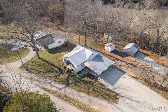 699 Clement Rd, Bloomsdale, MO 63627 - view from above of property