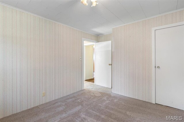 699 Clement Rd, Bloomsdale, MO 63627 - spare room featuring carpet and ornamental molding