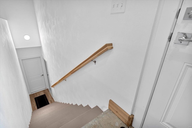 view of staircase
