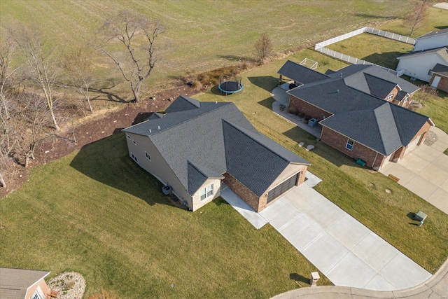 aerial view of property and surrounding area