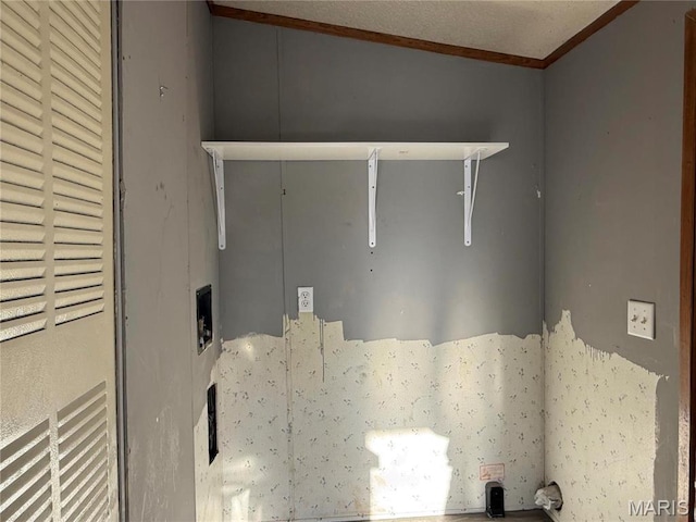905 N Olive St, Saint Elmo, IL 62458 - laundry view of crown molding