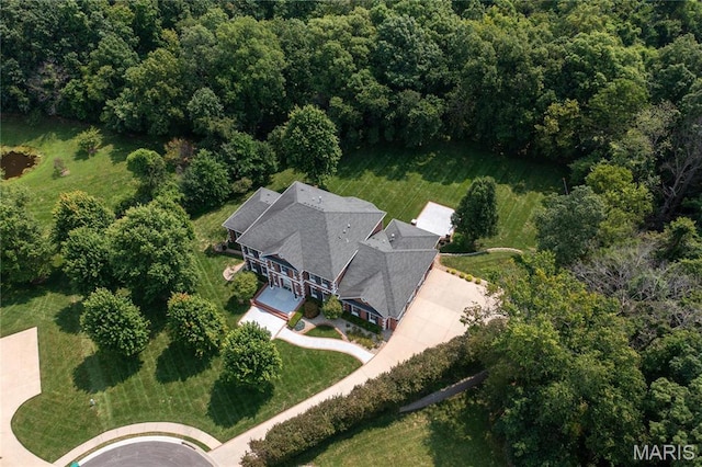 aerial overview of property's location