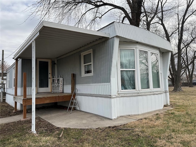 view of front of home