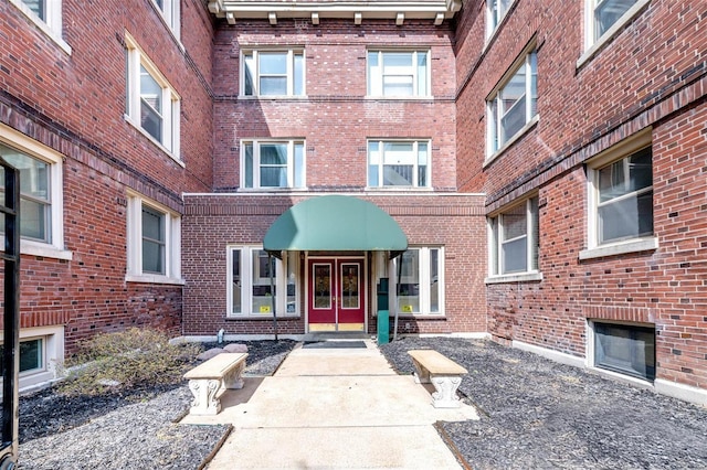 4561 Laclede Ave Unit B, Saint Louis, MO 63108 - entrance to property featuring french doors and brick siding