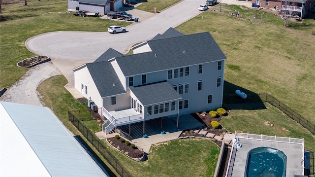 aerial view of property and surrounding area