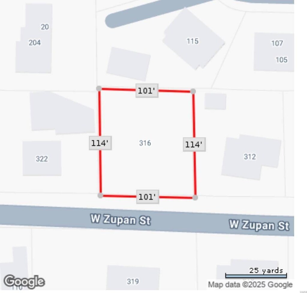 316 W Zupan St, Maryville, IL 62062