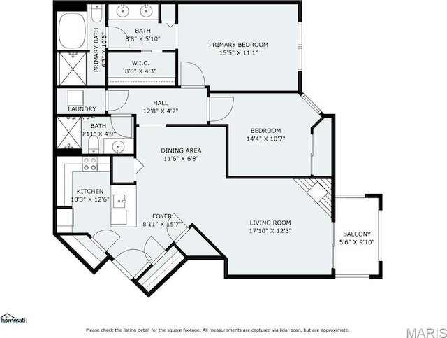 13101 Mill Crossing Ct Unit 200, Saint Louis, MO 63141 - property floor plan
