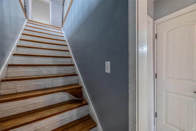 view of stairs