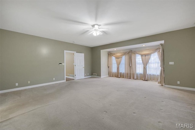 1736 Debra Ln, Arnold, MO 63010 - carpeted empty room with a ceiling fan and baseboards