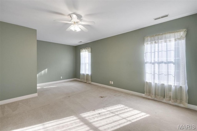 1736 Debra Ln, Arnold, MO 63010 - carpeted empty room with ceiling fan and baseboards