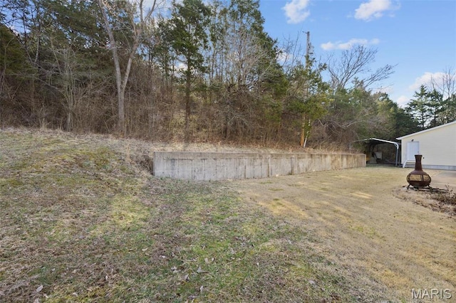 1736 Debra Ln, Arnold, MO 63010 - view of yard with a detached carport