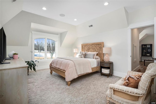 310 Wardenburg Farms Dr, Chesterfield, MO 63005 - bedroom with light colored carpet, baseboards, and recessed lighting