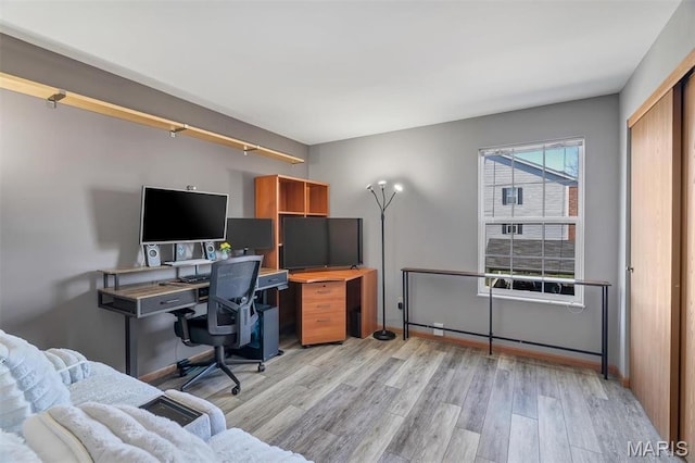 7410 Triwoods Drive E, Saint Louis, MO 63119 - office featuring light wood-style floors