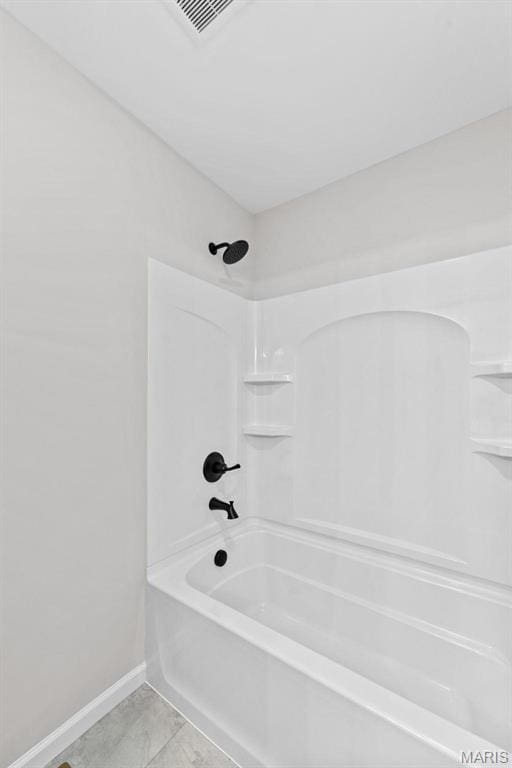 1 Canebrake Ct, Wentzville, MO 63385 - full bath with shower / bathtub combination and baseboards