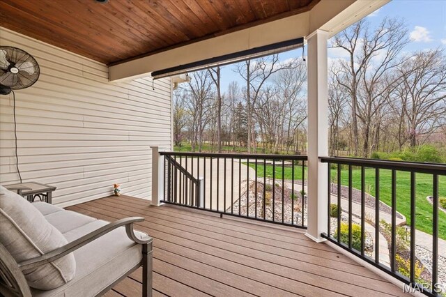 261 US Dr, Wentzville, MO 63385 - view of wooden deck