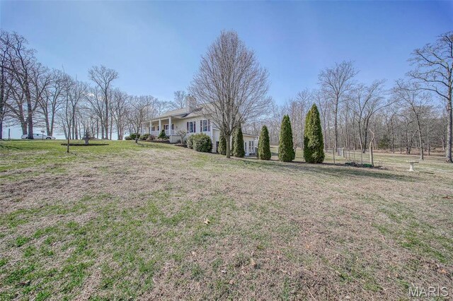 17205 Elk Prairie Dr, Rolla, MO 65401 - view of grassy yard
