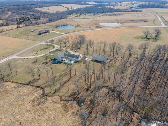 17205 Elk Prairie Dr, Rolla, MO 65401 - aerial view of property's location with rural landscape