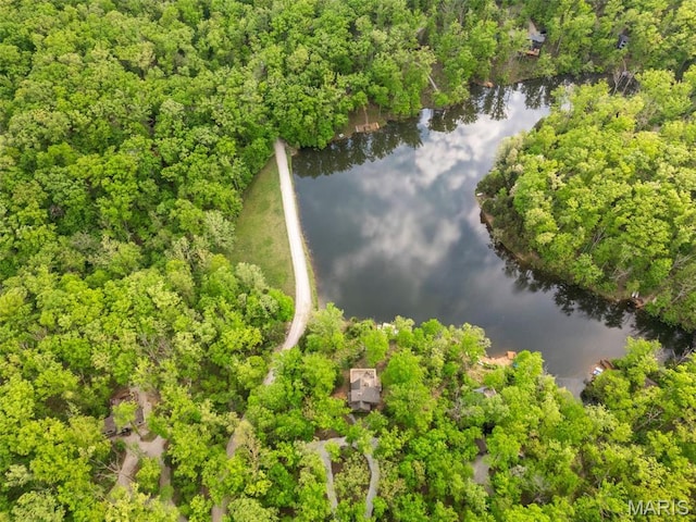 372 Alpine Lake Dr, Wright City, MO 63390 - bird's eye view of a nearby body of water