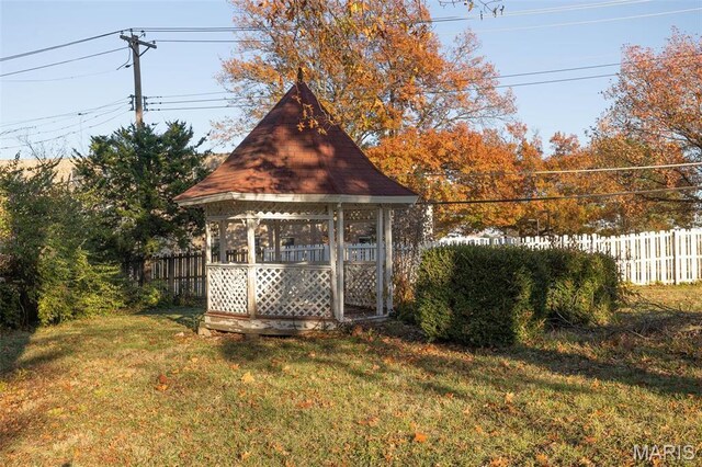 3092 Bellerive Dr, Saint Louis, MO 63121 - view of outbuilding with a gazebo