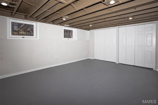 3092 Bellerive Dr, Saint Louis, MO 63121 - finished basement featuring baseboards